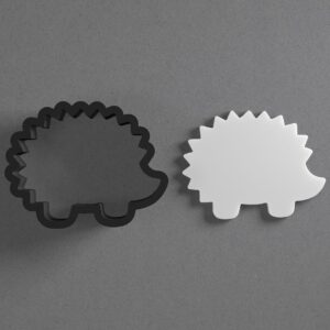 Hedgehog Animal Cookie Polymer Clay Cutter with Sharp Tapered Edge for Jewelry Making, Mini Stud Earrings, Pendant Sets, Earring Crafting Tool, Cookie Cutter for Clay and Dough Shaping