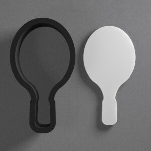 Tennis Racket Beach Sport Polymer Clay Cutter With Sharp Tapered Edge For Earrings Mini Studs Pendant Jewelry Making Tool Sports Equipment Shape Clay Cutter For Cookie Fondant Resin