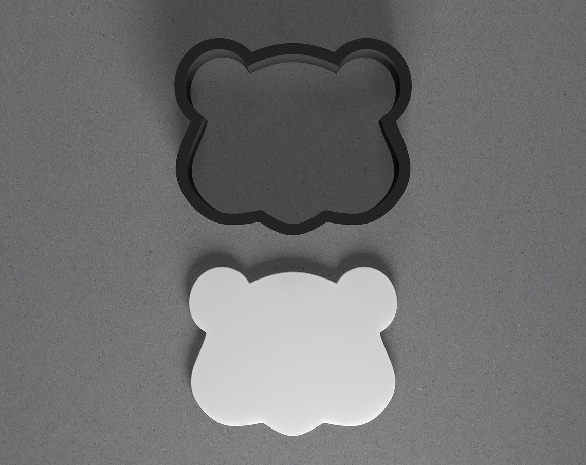 Groundhog Face Head Cookie Polymer Clay Cutter with Sharp Tapered Edge for Jewelry Making Mini Studs Pendant Set and Cookie Cutter Versatile Craft Tool for Detailed Animal Clay