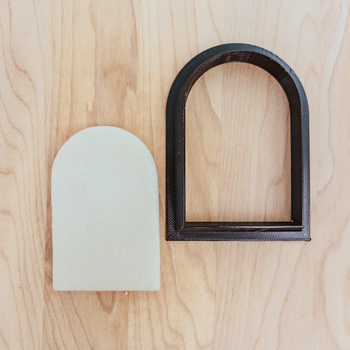 Arch Outline Rainbow Tombstone Halloween Modern Arch Cookie Fondant Clay Cutter India Cookie Trendy Arch Shape for Halloween Baking, Party Treats, Cake Decorating, and DIY Seasonal - Image 2
