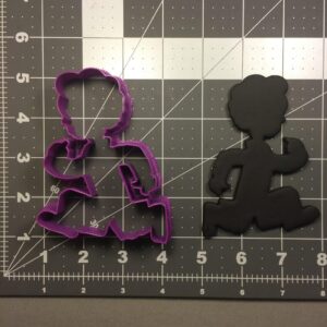 Running Boy Cookie Cutter Shape for Kids Birthday Party Theme Decorations Baking Fondant Biscuit Cutter Cookie Mold for School Sports Day Track Events Athletic Cookies