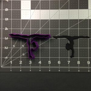 Black Gymnast 100 Cookie Cutter for Gymnastics Theme Baking Fondant Clay Craft Tool for Girls Birthday Party Sports Event Custom Cookies Gym Coach Team Gift and Gymnastics Fans Use