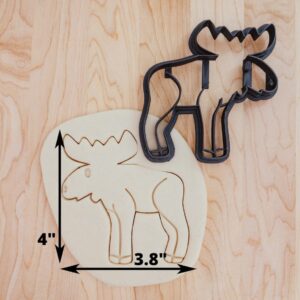 Celebrate India Cookie Moose Cookie Fondant Clay Cutter for Wildlife-Themed Baking, Nature-Inspired Crafts, Holiday Parties, Educational Projects, DIY Treats, and Unique Gift Ideas
