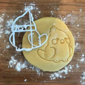 Parrot Cookie Cutter Black | Jungle Baby Shower Cookie Cutter | Fondant Clay Cutter | Bird Lover Gift | Animal Lover Gift | Gift for Mom | Jungle Party Favors