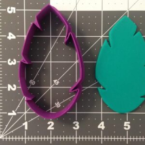 Palm Tree Leaf Cookie Cutter Black Cookie India Baking Tool for Making Tropical, Beach, and Nature-Themed Cookies, Fondant, Chocolate, Cake Decorations, DIY Crafts, Party Treats,