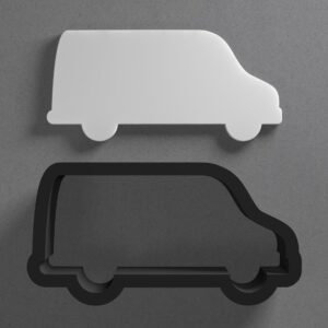 Van Vehicle Shape Cookie Polymer Clay Cutter with Sharp Tapered Edge for Jewelry Making Earring Tools Mini Studs Pendant Set Craft Supplies Cookie Cutter Travel Theme Clay Accessories