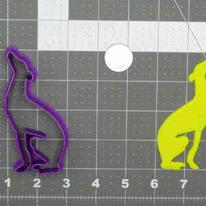 Dog Greyhound Body Cookie Cutter Silhouette Black Cookie India Baking Tool for Making Pet, Animal, and Dog-Themed Cookies, Fondant, Chocolate, Cake Decorations, DIY Crafts, Party