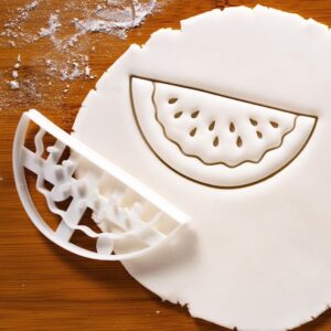 Watermelon Cookie Cookie Cutter Tropical Fruit and Summer-Themed Baking, Perfect Hawaiian Parties, Culinary Events, Exotic Fruit Celebrations, Temperate Seasons, Fun Treats (ONLY Watermelon)