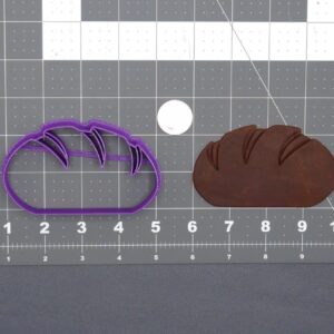 Bread Loaf Cookie Cookie Cutter for Bakery Theme Cookies Baking Class Activities Kitchen Decor Treats DIY Fondant Crafts Cafe Gift Boxes Bread Shop Promotions and Culinary Projects