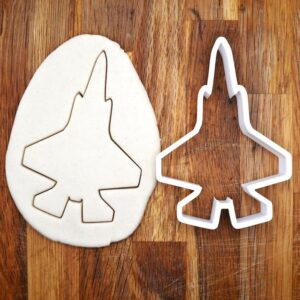 Black F35 Fighter Jet Cookie Cutter India cookie Military Plane Shape Air Force Aviation Fondant Baking Tool Christmas Cookies Pilot Gift Cake Decorating Clay Jewelry Cutter