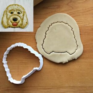 Cookie Golden Doodle Dog Cookie Cutter for Baking Biscuits Cake Fondant Decorations Suitable Size Durable Mold Dishwasher Safe Made in India for Dog Lovers, Pet Parties, and Crafting