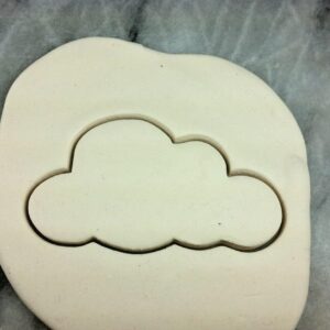 Black Cloud Cookie Cutter Weather and Sky Themed Fondant Biscuit Pastry Cutter Stencil with Sharp Edges for Baking and Nursery Party Treats in India