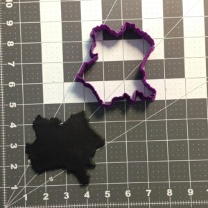 France Cookie Cutter Black Cookie India Baking Tool for Making Country, Travel, and Geography-Themed Cookies, Fondant, Chocolate, Cake Decorations, DIY Crafts, Party Treats,