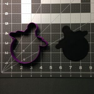 Baby Pacifier 266-A625 Cookie Cutter Black Cookie Soother Cookie Mold for Baby Shower Favors Newborn Theme Baking Biscuit Fondant Cutter for Cakes Cupcakes Crafts and DIY Projects