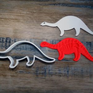 Dinosaur Animal Cookie Cutter for Baking Shortbread Sugar Cookies Pastry Dough Cake Decorating Fondant Homemade Treats Prehistoric Themed Party Biscuits Kids Activities and DIY Gift