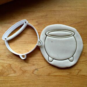 Cookie Cauldron Cookie Cutter for Halloween, Witchcraft, Spooky Parties, Biscuit, Fondant, Cake Decoration, Sugar Craft, Cupcake Toppers, Made in India
