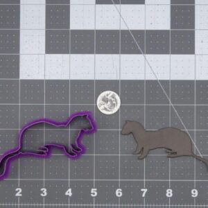 Weasel Body Cookie Cookie Cutter Silhouette for Animal Shaped Cookies Baking Tool for Kids Birthday Parties Wildlife Theme Events Classroom Activities and Home Baking Projects India