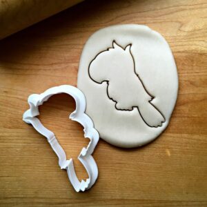 Cookie Parrot Cookie Cutter for Tropical, Animal, Biscuit, Fondant, Cake Decoration, Sugar Craft, Cupcake Toppers, Jungle, Zoo, Made in India