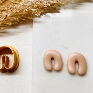 Boho Arch Cookie Clay Earring Cutter Set for Creating Unique Arch-Shaped Earrings, Durable Polymer Clay Cutter for Jewelry Making, Trendy Clay Jewelry Cutters Ideal for Handmade