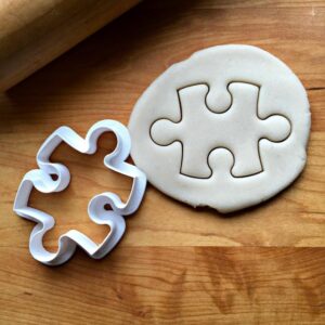 Puzzle Piece Cookie Cutter, Suitable Size, Ideal for Parties, Celebrations, and Gift Giving, Choose Standard or Dishwasher Safe, Made in India, Perfect for Personalized Treats and Custo