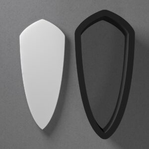 Long Round Organic Pebble Polymer Clay Cutter Sharp Tapered Edge for Earrings Jewelry Making Tool Mini Studs Pendant Set Natural Stone Shape Cookie Cutter for DIY Clay Craft and Jewelry