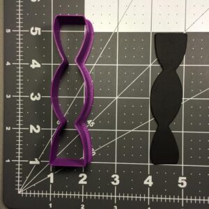 DNA Strand 100 Cookie Cutter Black Cookie Science Theme Biology Molecular Structure Cookie Mold for Baking Educational Party Decor Fondant Clay Cutter Genetics Classroom Lab Craft Tool