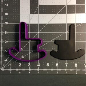 Black Rocking Chair 100 Cookie Cutter Cookie Baking Mold for Cookies Fondant Pastry Biscuit Dough Cake Decorating Tool for Retirement Party Baby Shower Birthday Holiday Kitchen Use