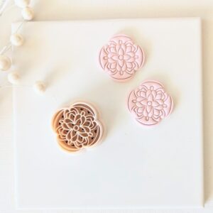 Victorian Style Earring Imprint Cookie Cutter Pendant Clay Cutter Polymer Clay Cutter Jewelry Crafting Tool for Detailed Clay Designs and Handmade Accessories in India