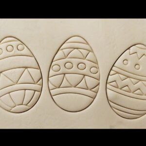 Black Easter Egg Set of 3 Cookie Cutters Cookie India Spring Biscuit Cutter Collection for Easter Baking Festive Treats Holiday Snacks Egg Hunt Desserts Seasonal Party and Craft