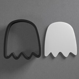 Halloween Ghost Clay Cutter for Earrings and Jewelry Making Sharp Tapered Edge Tool for Polymer Clay Mini Studs Pendant Set Cookie and Fondant Decorations for Baking or DIY Halloween