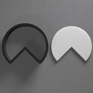 Incomplete Circle Dangle Polymer Clay Cutter Sharp Tapered Edge for Earrings Jewelry Making Tool Mini Studs Pendant Set Modern Open Ring Shape Cookie Cutter for DIY Clay Craft