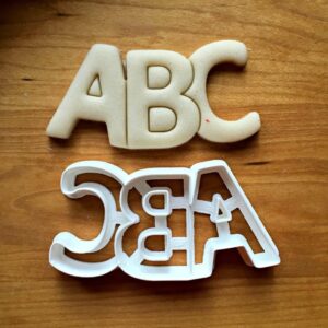 ABC Cookie Cookie Cutter for Kids, Educational Baking, Alphabet Cookies, Suitable Size, Made in India
