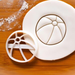 Beach Ball Cookie Cutter Cookie India Nautical Summer Pool Party Birthday Baking Tool for Kids Outdoor Beach Themed Celebrations and Fun Event Accessories (ONLY Beach Ball)