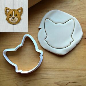 Cookie Welsh Corgi Dog Cookie Cutter for Baking Biscuits Cake Fondant Decorations Suitable Size Durable Mold Dishwasher Safe Made in India for Dog Lovers, Pet Parties, and Crafting