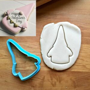 Cookie Gnome Cookie Cutter with Template Suitable Size Made in India for Holiday Baking Christmas Gnome Treats Fondant Craft Mold Cute Scandinavian Elf Cookies Food Safe & Reusable
