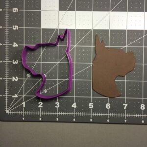 Boxer Head 100 Cookie Cutter Black Cookie Dog Face Shape Biscuit Fondant Cutter for Pet Lovers Dog Treats Animal Theme Baking Clay Crafts Canine Party Favors Puppy Gift Decoration Tool