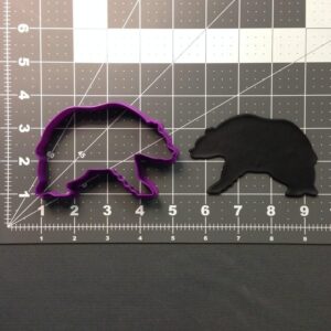 Black Bear 102 Cookie Cutter Cookie Animal Shape Biscuit Mold for Kids Birthday Party Baking Forest Theme Treats Wildlife Crafts Lunchbox Cookies School Activity Dough Cutter