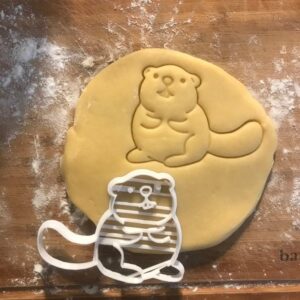 Black Beaver Cookie Cutter, Beaver Gifts, Christmas Gift Idea, Kids Party Favors, River Animals, DIY Wedding Favors, Kawaii Cookie Cutter, Animal Shaped Treats