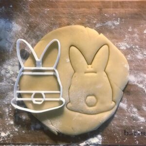 Black Bunny Butt Easter Cookie Cutter, Funny Basket Filler, Cute Rabbit Cookies, Easter Party Treats, Fondant Clay Cutter, Animal Lover Gift, Holiday Baking