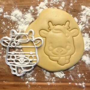 Black Reindeer Cookie Cutter for Rudolf Cookies Christmas Cookies Winter Baking Cute Kawaii Xmas Biscuit Fondant Clay Cutter Holiday Treats Festive Christmas Gift