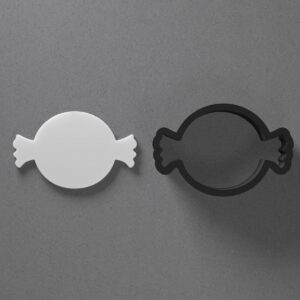 Halloween Candy Cookie Polymer Clay Cutter with Sharp Tapered Edge for Jewelry Making Mini Studs Pendant Set and Cookie Cutter Versatile Craft Tool for Detailed Halloween-Themed Clay