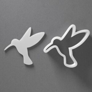 Hummingbird Cookie Cutter Bird Shape Baking Tool for Cookies Biscuits Fondant and Clay Jewelry Making Earring Craft Decorating Party Baking Creative Daily Use