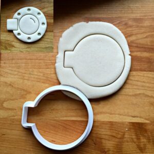 Port Hole Christmas Ornament Cookie Cutter, Suitable Size, Ideal for Holiday Baking, Choose Standard or Dishwasher Safe, Made in India, Perfect for Creating Festive Cookie Designs