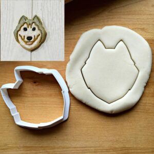 Husky or Wolf Dog Cookie Cutter, Suitable Size Cookie Animal Shape Baking Tool for Pet Lovers, Parties, and Themed Events Easy to Use Made in India