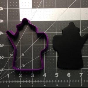 Black Coffee Pot Cookie Cutter for Baking Biscuit Fondant Clay Craft Cutter for Coffee Theme Party Barista Cafe Decor Kitchen Use Office Events Gift Tags Scrapbooking and Daily Projects