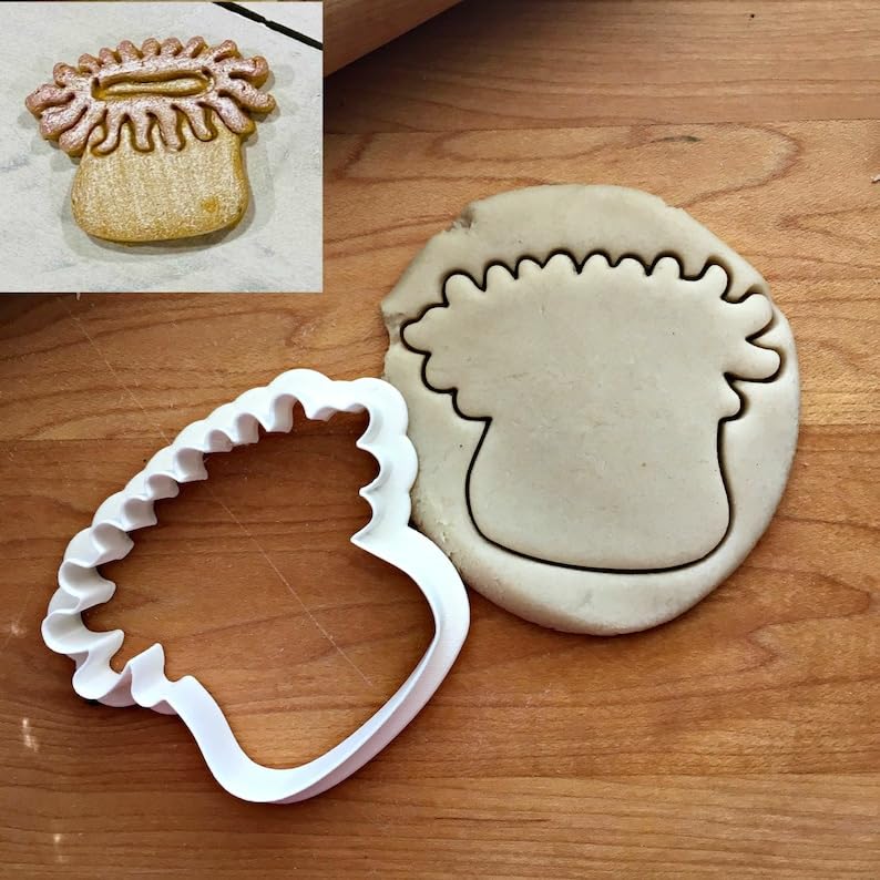 Sea Anemone Cookie Cookie Cutter for Ocean, Underwater, and Marine-Themed Parties, Made in India, Suitable Size for Customizable Sea Anemone-Shaped Cookies