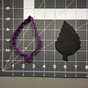 Black Cookie Leaf 105 Cookie Cutter for Baking Fondant Pancakes Biscuits Sandwiches Dough Cutting Autumn Fall Theme Leaf Shaped Cookie Decorating Tool for Parties Holidays Seasonal