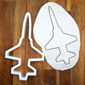 Black T-38 Talon Northrop F5 Fighter Trainer Jet Cookie Cutter India cookie Military Air Force Aviation Fondant Baking Tool Christmas Cookies Pilot Gift Cake Decorating Clay Cutter