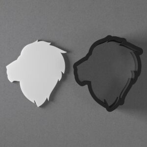 Lion Head Face Animal Polymer Clay Cutter Sharp Tapered Edge Earring Jewelry Making Tool for Mini Studs Pendants Cookie Cutter Craft Supplies Cookie India