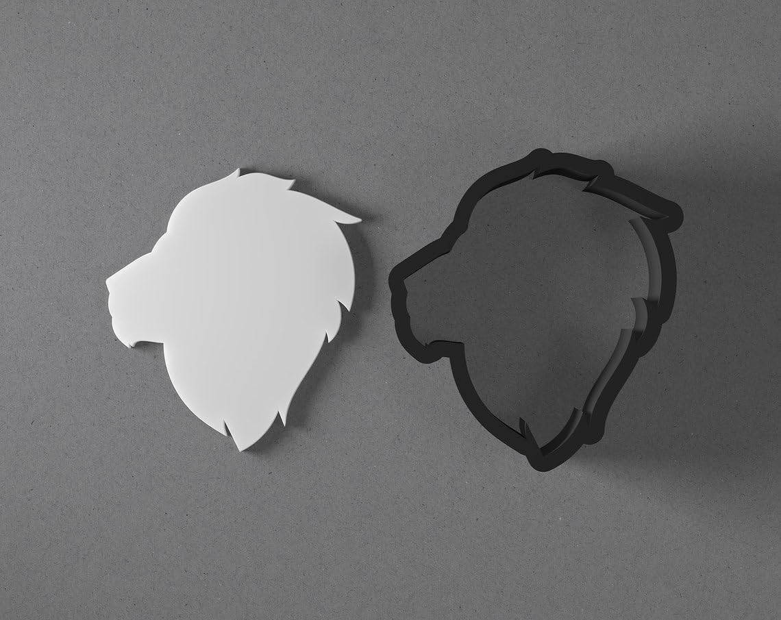Lion Head Face Animal Polymer Clay Cutter Sharp Tapered Edge Earring Jewelry Making Tool for Mini Studs Pendants Cookie Cutter Craft Supplies Cookie India